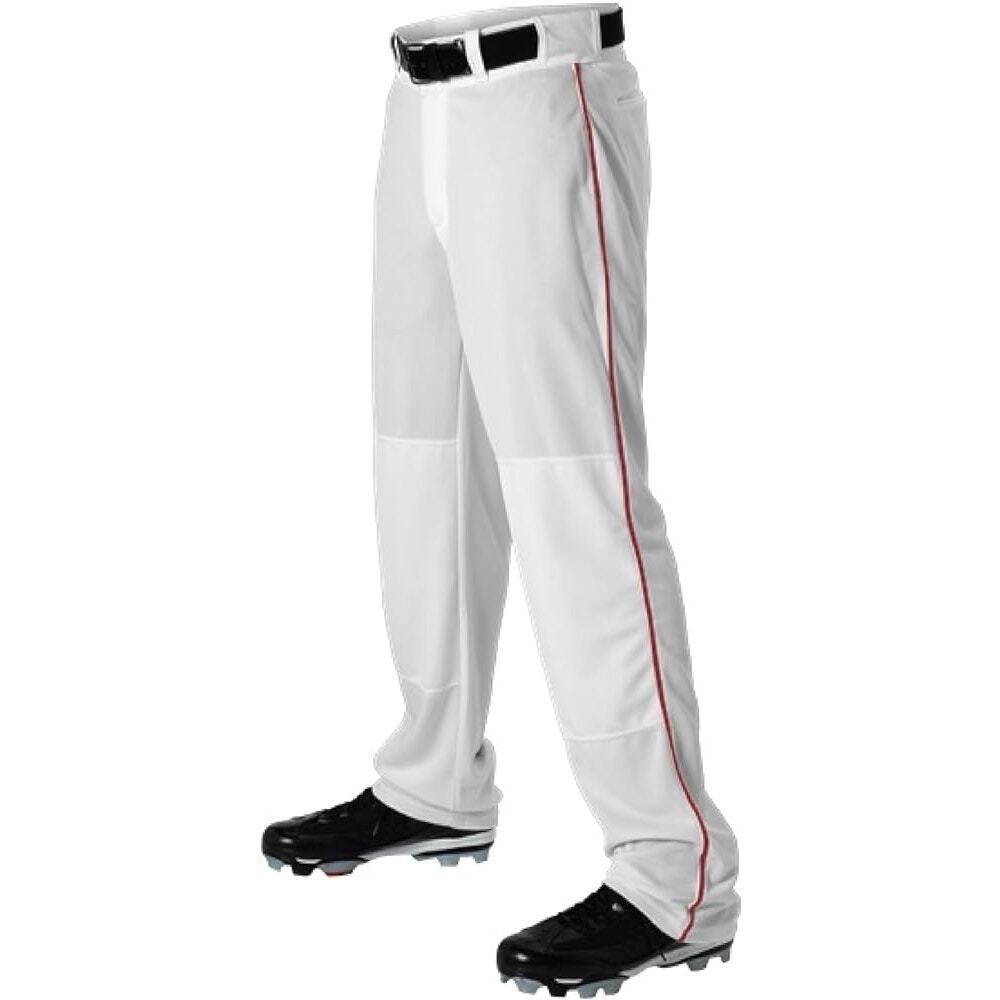Alleson Athletic boys pants white/scarlet Size XS​